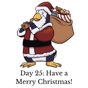 Day 25: Have a Merry Christmas!